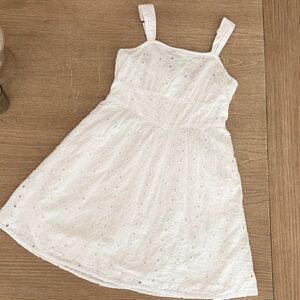 Abercrombie Kids White Eyelet Dress